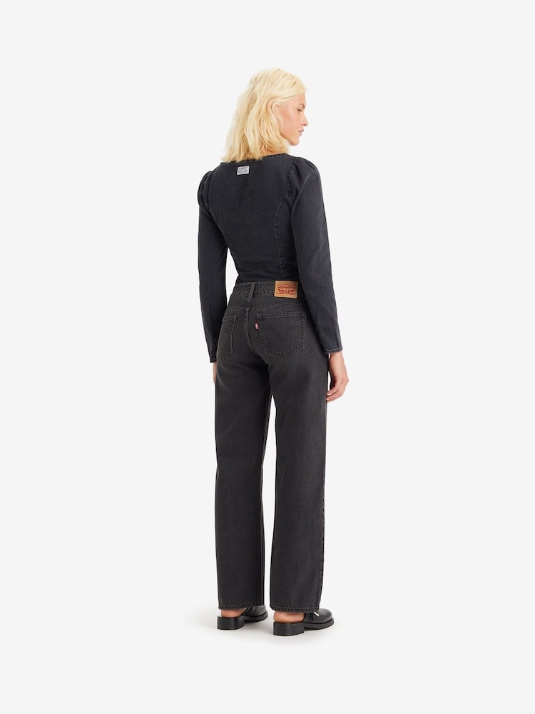 Levi's® Black 100% Cotton Superlow Loose Jeans - Image 2 of 5