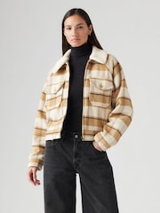 Levi's® White Flannel Shrunken 90S Shirt - Image 3 of 6