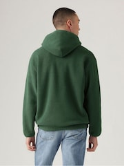 Levi's® Green Hooded Sherpa Pullover Fleece - Image 2 of 6