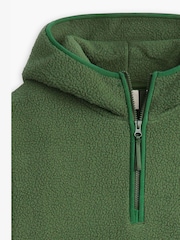 Levi's® Green Hooded Sherpa Pullover Fleece - Image 6 of 6