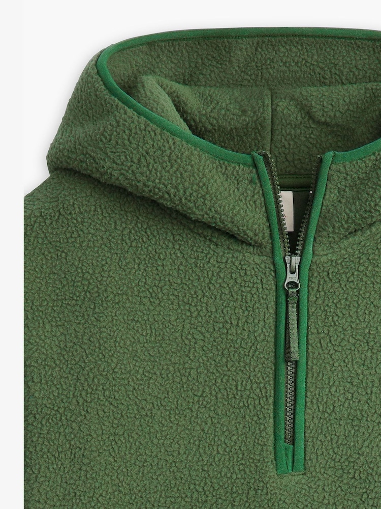 Levi's® Green Hooded Sherpa Pullover Fleece - Image 6 of 6