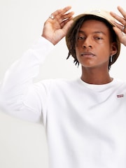 Levi's® White The Original Hm Crew 100% Cotton Sweatshirt - Image 3 of 4