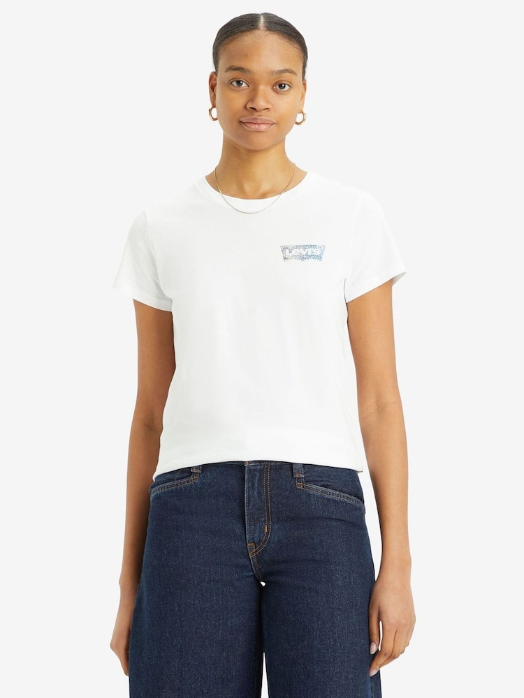 Levi's® White 100% Cotton The Perfect T-Shirt - Image 1 of 6
