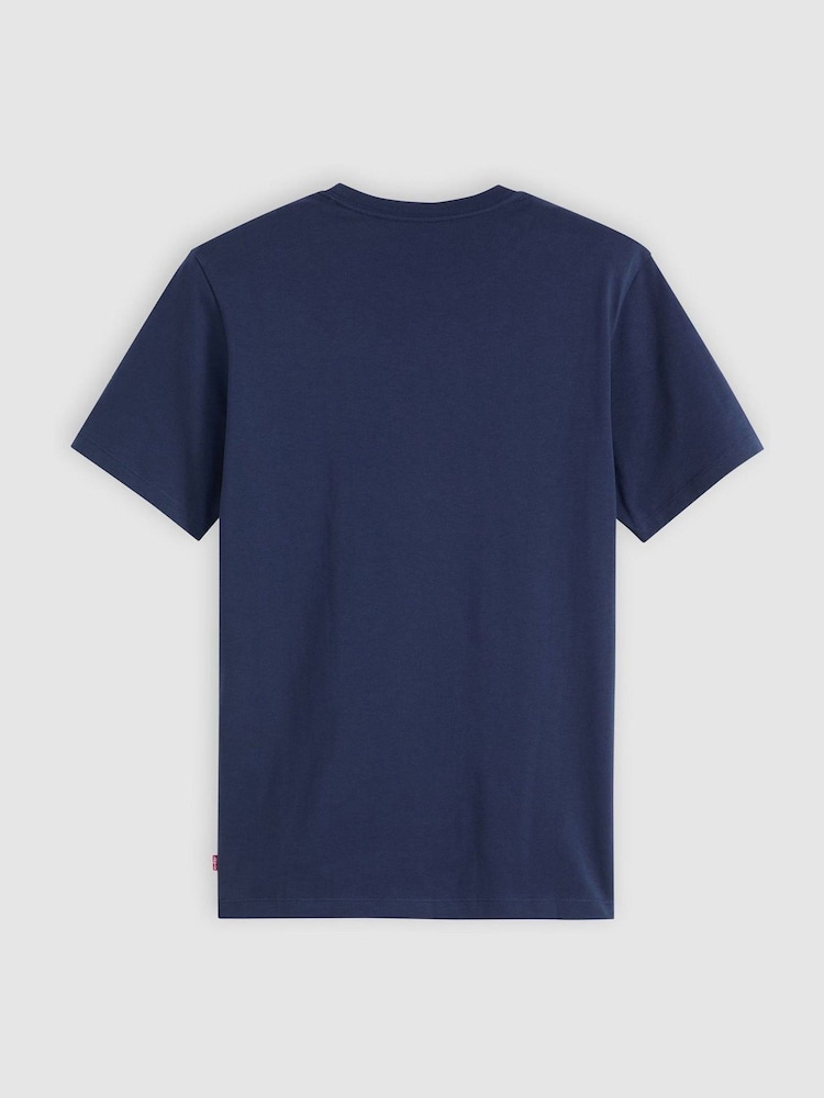 Levi's® Blue 100% Cotton Original T-Shirt - Image 2 of 3