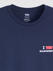 Levi's® Blue 100% Cotton Original T-Shirt - Image 3 of 3