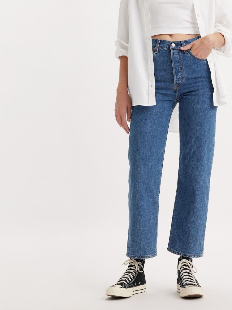 Прямые джинсы прямого кроя Levi's® Ribcage - Изображение 1 из 8