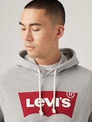 Levi's® Grey Standard Graphic 100% Cotton Hoodie - Image 3 of 3