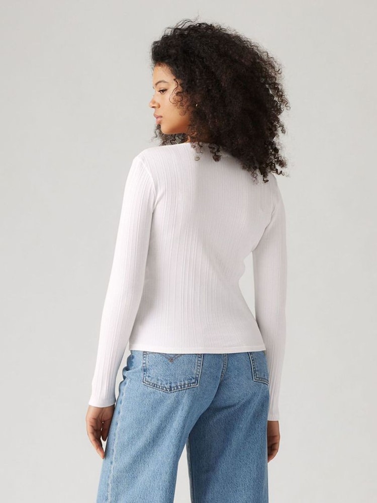Levi's® White Dry Goods Vacationer Long Sleeve T-Shirt - Image 2 of 6
