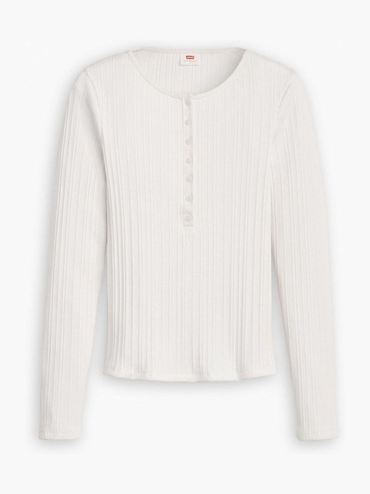 Levi's® White Dry Goods Vacationer Long Sleeve T-Shirt - Image 5 of 6
