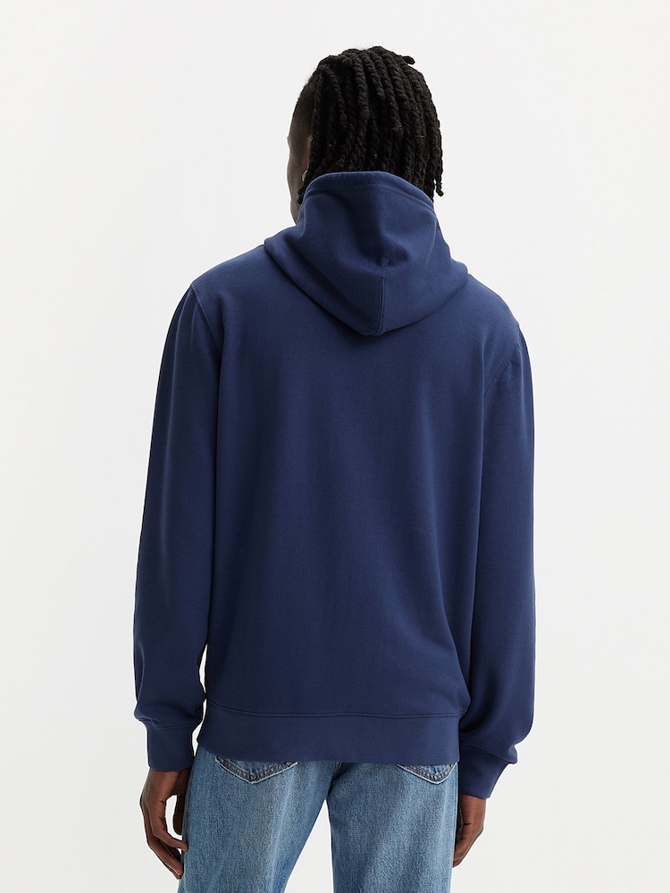 Levi's® Blue 100% Cotton The Original Zip-Up Hoodie - Image 2 of 6