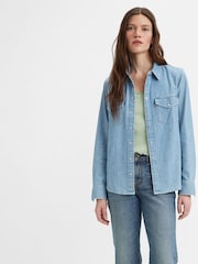 Levi's® Blue Iconic Western 100% Cotton Jackets - Image 1 of 7