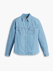 Levi's® Blue Iconic Western 100% Cotton Jackets - Image 5 of 7