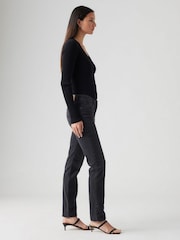 Levi's® Black Superlow Skinny Jeans - Image 3 of 7