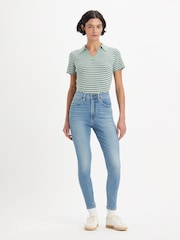 Levi's® Blue Retro High Skinny Jeans - Image 1 of 9