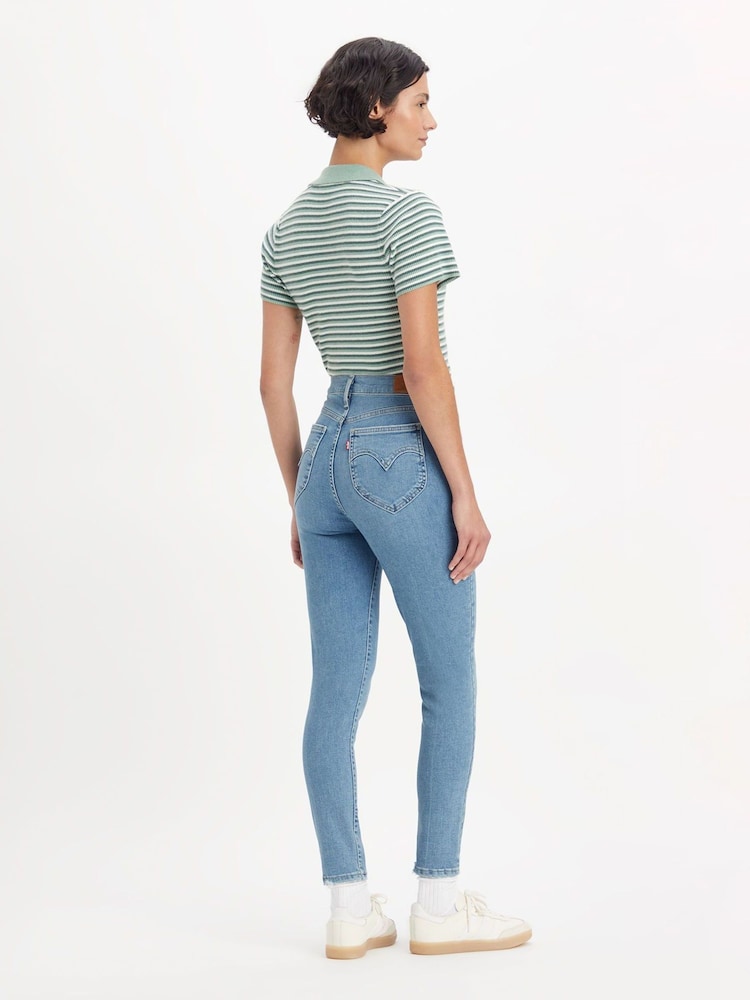 Levi's® Blue Retro High Skinny Jeans - Image 2 of 9