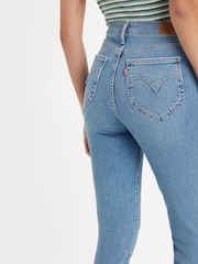 Levi's® Blue Retro High Skinny Jeans - Image 3 of 9