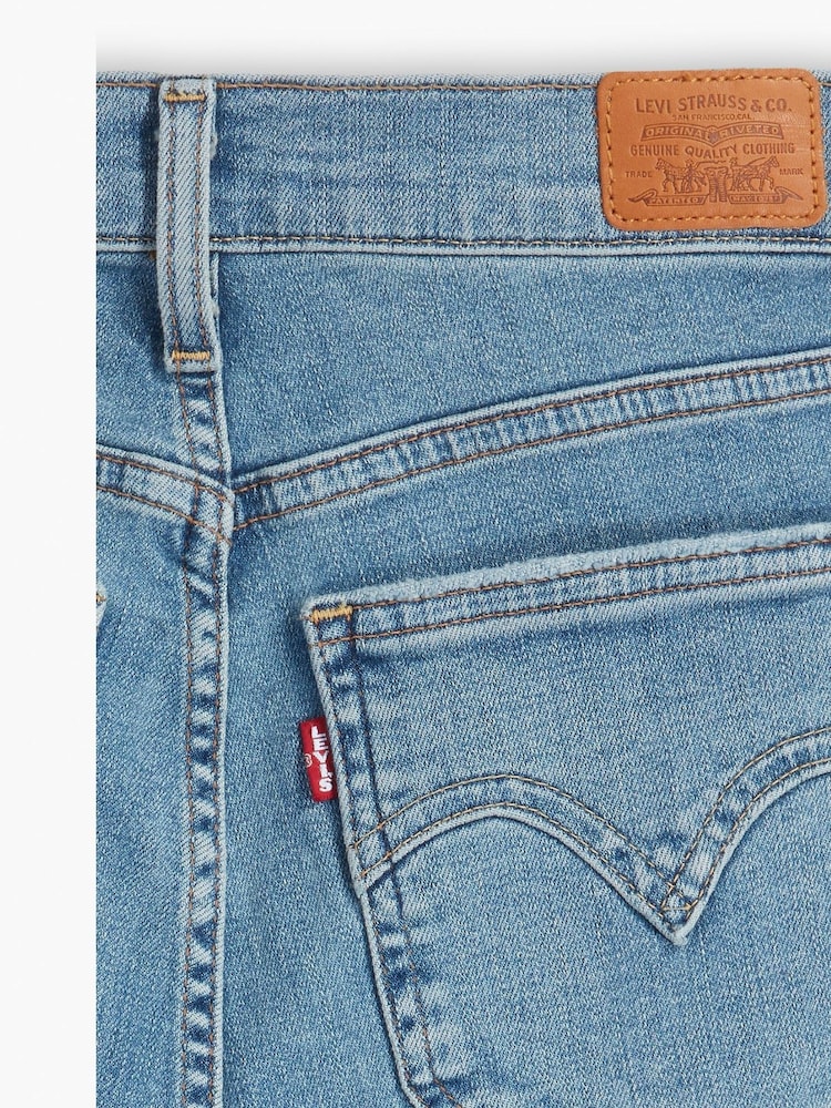 Levi's® Blue Retro High Skinny Jeans - Image 9 of 9