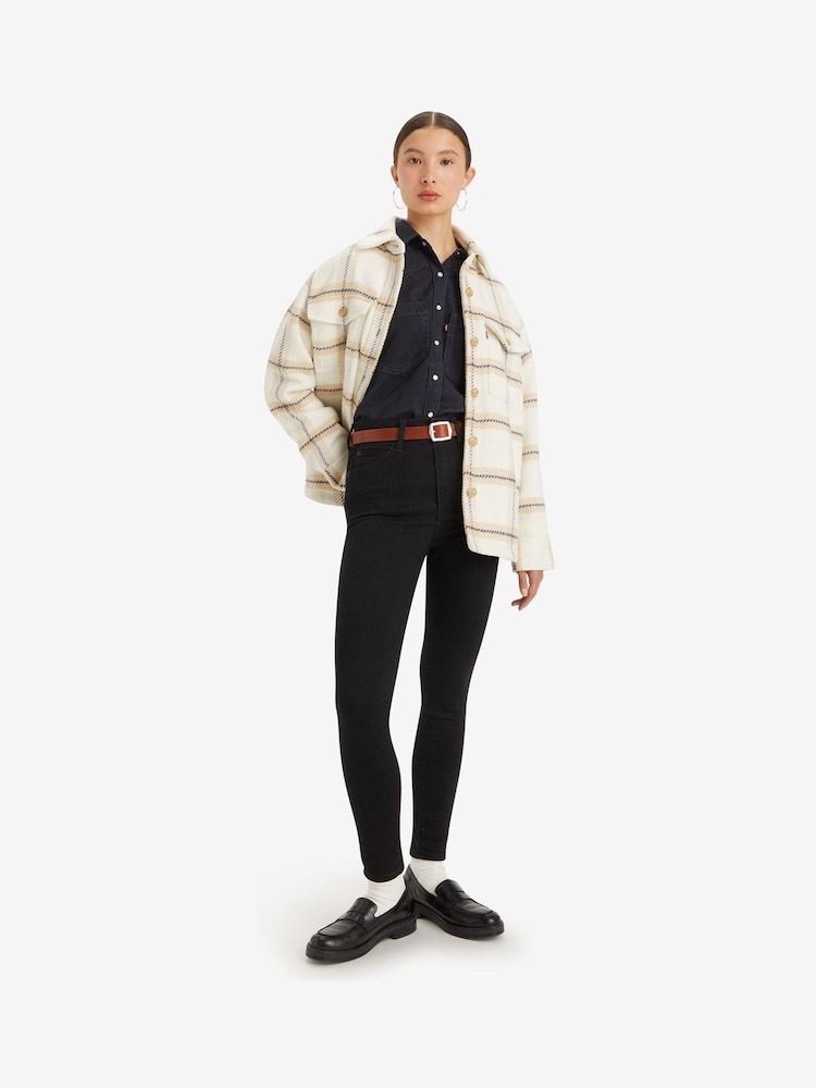Levi's® Black Retro High Skinny Jeans - Image 1 of 7