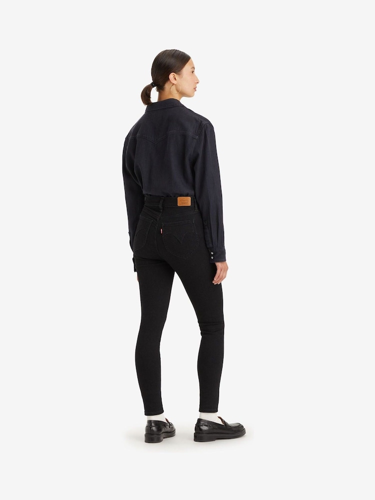 Levi's® Black Retro High Skinny Jeans - Image 2 of 7