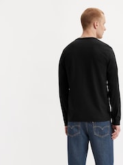 Levi's® Black Long Sleeve 100% Cotton Original T-Shirt - Image 2 of 5