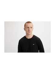 Levi's® Black Long Sleeve 100% Cotton Original T-Shirt - Image 3 of 5