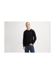 Levi's® Black Long Sleeve 100% Cotton Original T-Shirt - Image 4 of 5