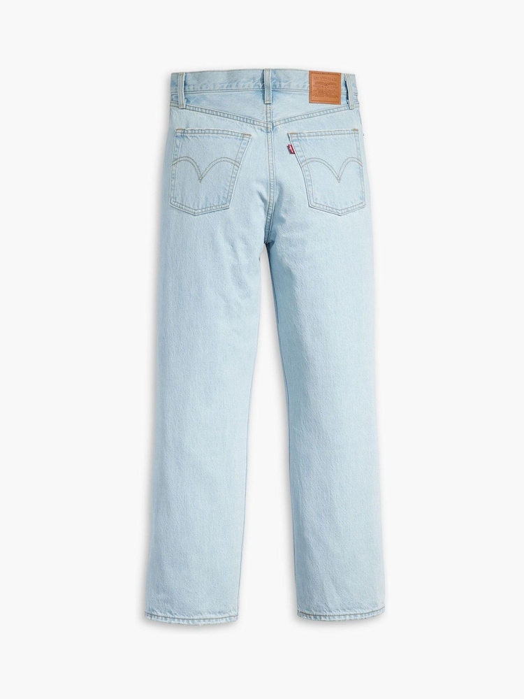 Levi's® Blue Ribcage Straight Ankle Jeans - Image 8 of 8