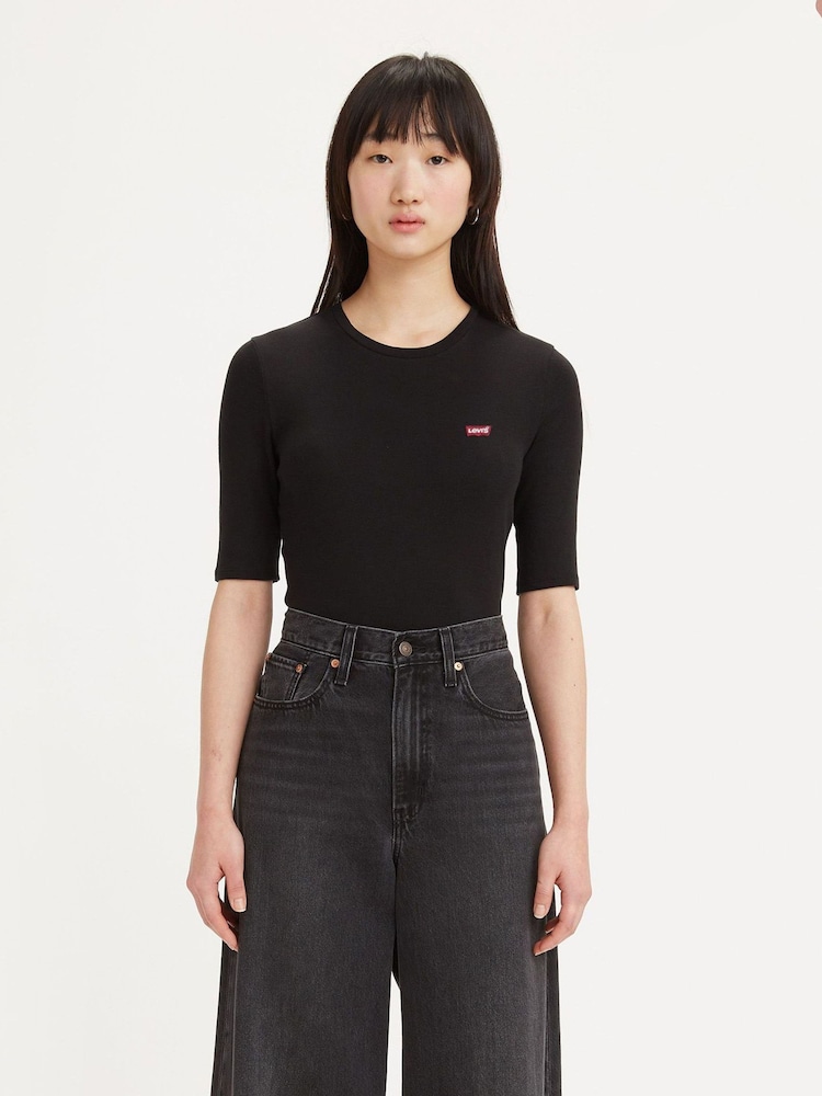 Levi's® Black Luca Slim T-Shirt - Image 1 of 2