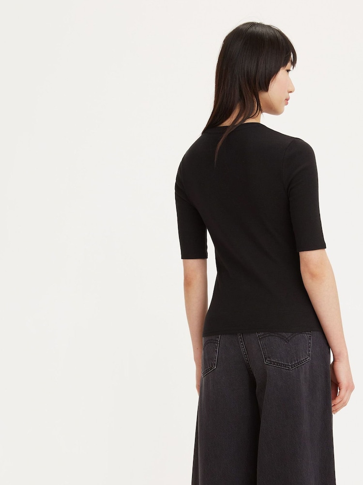 Levi's® Black Luca Slim T-Shirt - Image 2 of 2