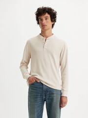 Levi's® Long Sleeve Thermal 3 Henley T-Shirt - Imagen 1 de 6