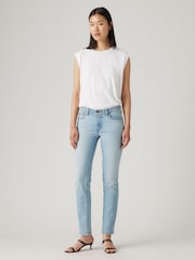Blugi Levi's® Superlow Skinny cu finisaj plat - Image 1 of 7