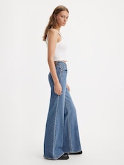 Levi's® Blue Ribcage Bells Worn In Jeans - Image 3 of 8