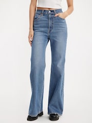 Levi's® Blue Ribcage Bells Worn In Jeans - Image 4 of 8