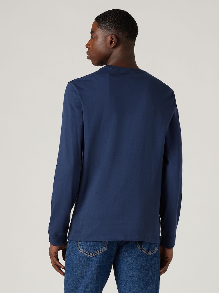 Levi's® Blue Original 100% Cotton T-Shirt - Image 2 of 5