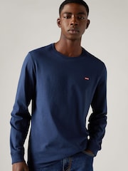 Levi's® Blue Original 100% Cotton T-Shirt - Image 3 of 5