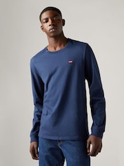 Levi's® Blue Original 100% Cotton T-Shirt - Image 4 of 5