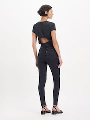 Levi's® Black 721 High Rise Skinny Jeans - Image 2 of 9