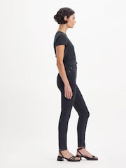 Levi's® Black 721 High Rise Skinny Jeans - Image 3 of 9