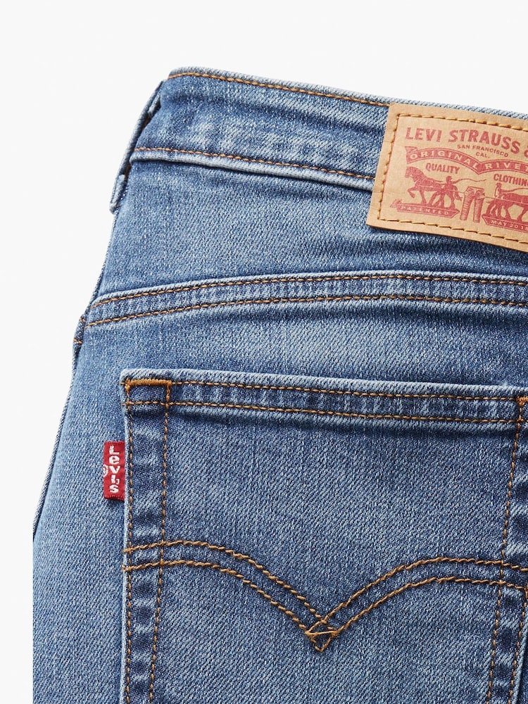 Levi's® Blue Superlow Skinny Worn In Jeans - Image 7 of 7