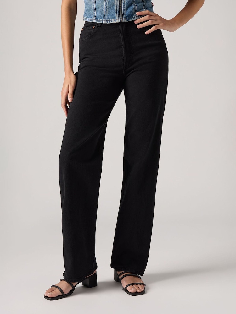 Levi's® Black Ribcage Full-Length Jeans - Image 1 of 9