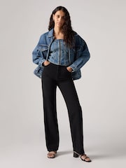 Levi's® Black Ribcage Full-Length Jeans - Image 4 of 9