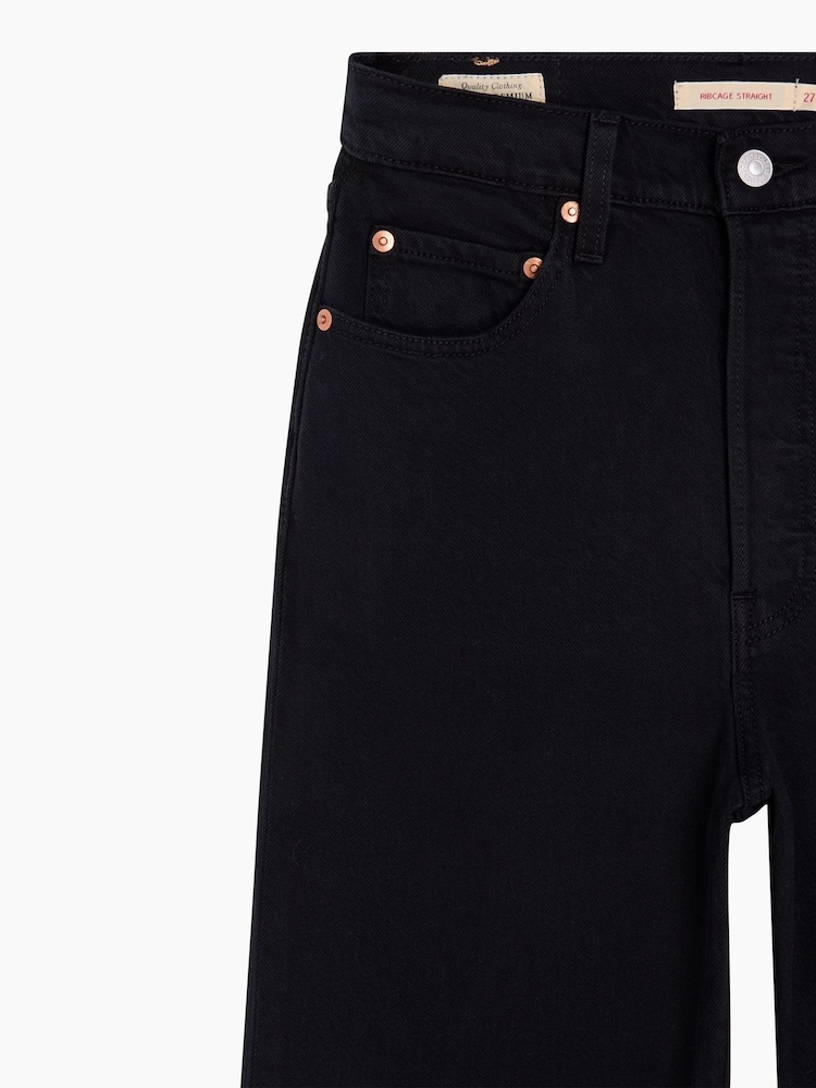Levi's® Black Ribcage Full-Length Jeans - Image 9 of 9 Levi's® Black Ribcage Full-Length Jeans - Image 9 of 9