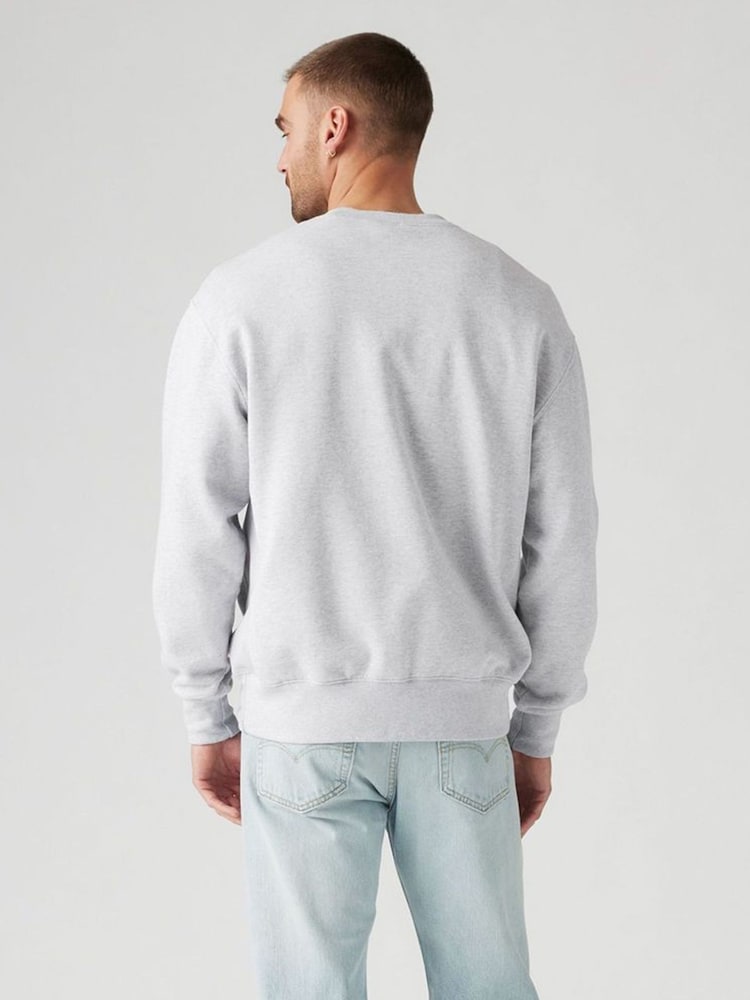 Levi's® Grey Authentic Crew Neck Sweat Top - Image 2 of 7