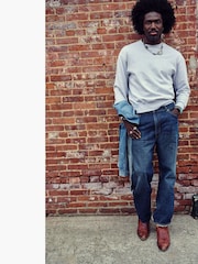 Levi's® Grey Authentic Crew Neck Sweat Top - Image 3 of 7