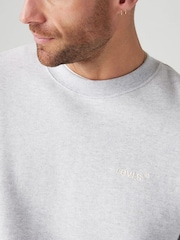 Levi's® Grey Authentic Crew Neck Sweat Top - Image 4 of 7