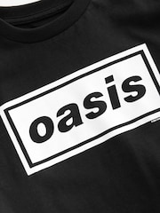 Black 100% Cotton Oasis Long Sleeve T-Shirt (3mths-7yrs) - Image 4 of 4