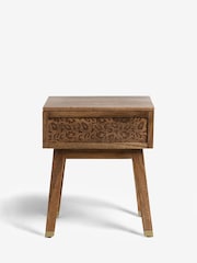 Rockett St George Leopard Leopard Print Bedside Table - Image 4 of 6