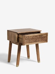 Rockett St George Leopard Leopard Print Bedside Table - Image 5 of 6
