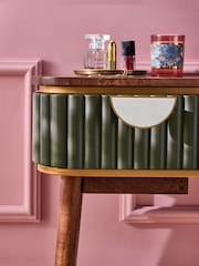 Clarke & Clarke Green Calisto Dressing Table - Image 4 of 9