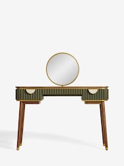 Clarke & Clarke Green Calisto Dressing Table - Image 5 of 9